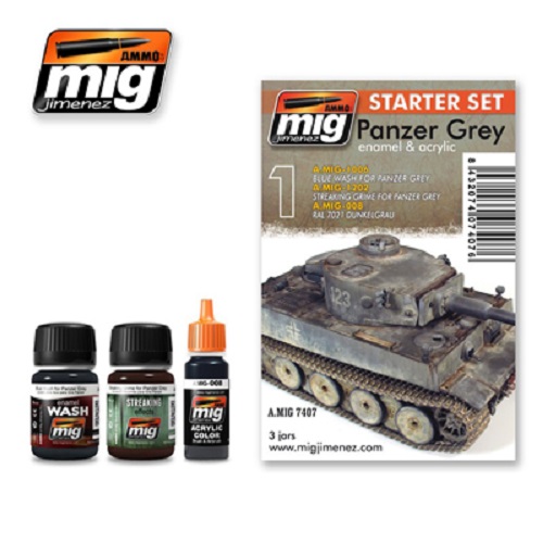 Ammo Mig A.MIG7407 Panzer Grey Set